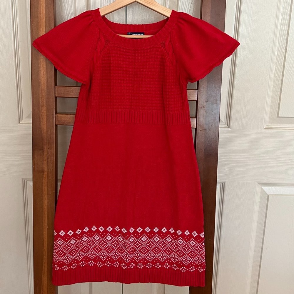 Old Navy Red sweater dress